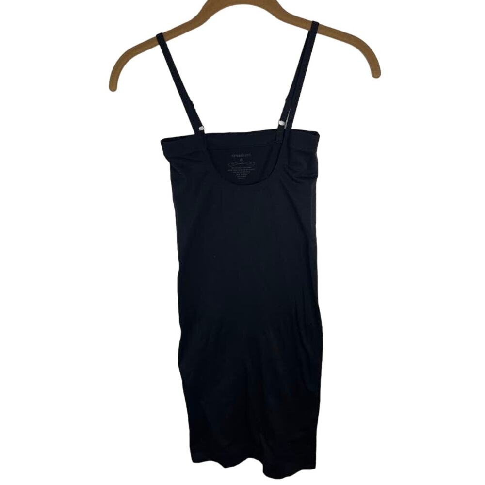Womens Mid Thigh‎ Shapewear Slip Tummy Control Body Shaper Dress Black Small